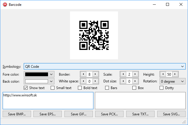 Barcode for FireMonkey demo example